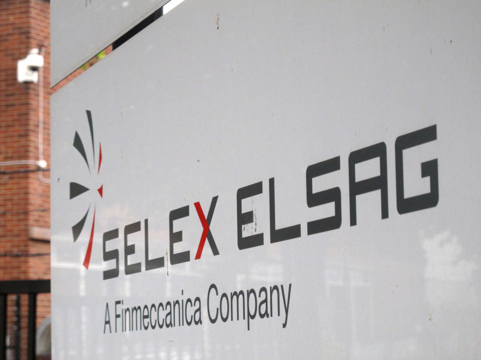 The offices of Selex Elsag are seen on the outskirts of the English town of Basildon, just east of London, on Tuesday, July 10, 2012. Leaked company emails and senior employees say that two European contractors were putting the finishing touches on Syria's encrypted radio system as the revolt against Damascus got under way last year. Documents made available to The Associated Press and other media organizations by the WikiLeaks organization show that Greece's Intracom S.A. and Italy's Selex Elsag, a unit of Finmeccanica S.p.A., spent years building a Syria-wide communications network and equipped the government with thousands of walkie-talkies, motorcycle-mounted radio units and avionic transceivers used in helicopters. Both companies say they've complied with sanctions rules, and experts say the transfers were likely to have been legal. (AP Photo/Raphael Satter)