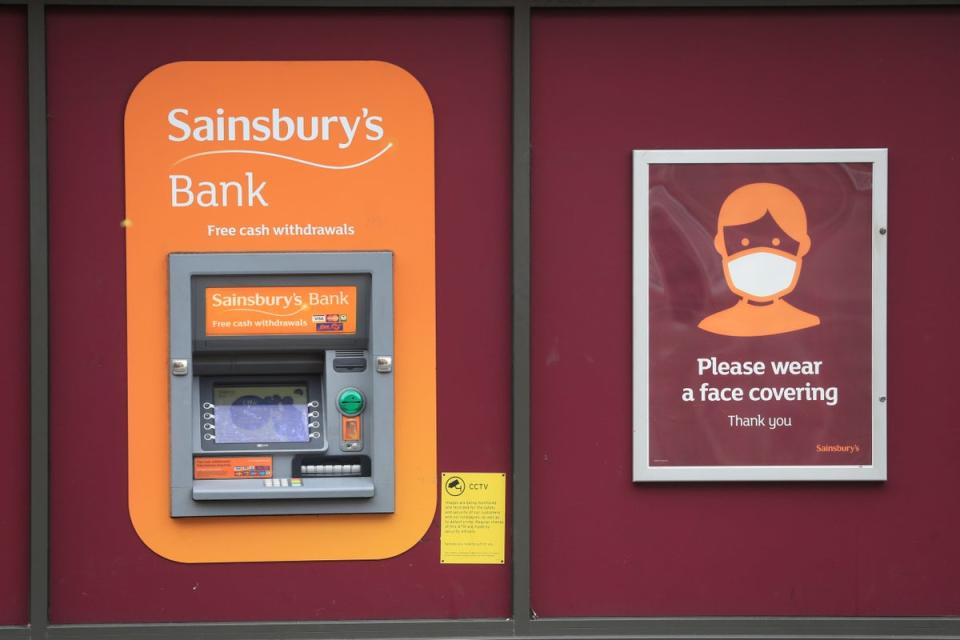 Sainsbury’s Bank is set to close as part of plans to gradually wind down its banking services (Mike Egerton/PA) (PA Archive)