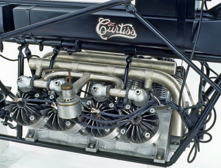 Curtiss Motorcycle V8 Engine