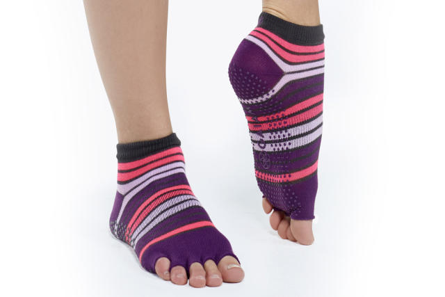 Gaiam Grippy Lace-Up Yoga Socks for Extra Grip in India