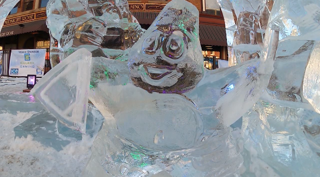 Catch the Cripple Creek Ice Festival and Ice Castles this month