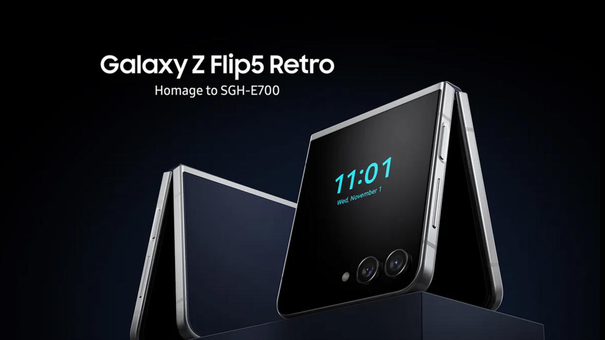  Galaxy Z Flip 5 Retro limited edition. 