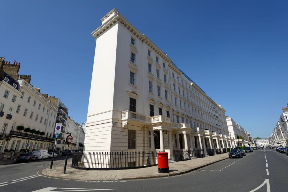 Eaton Place in Belgravia (Alamy Stock Photo)