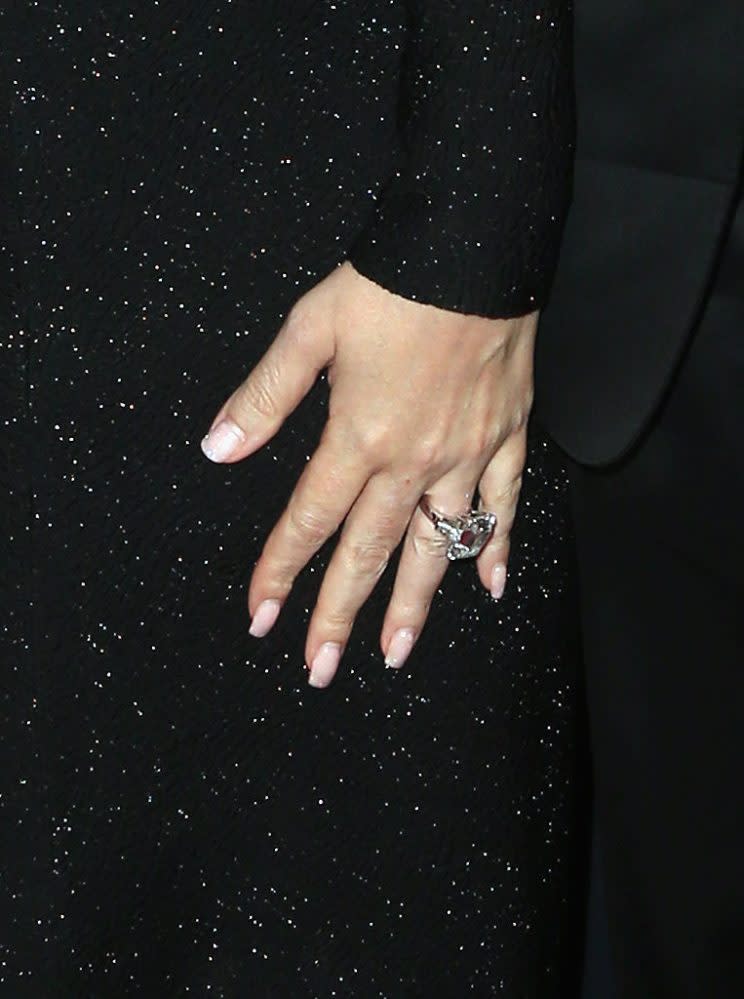 Mariah Carey's $10 million 35 Carat engagement ring [Photo: Getty]