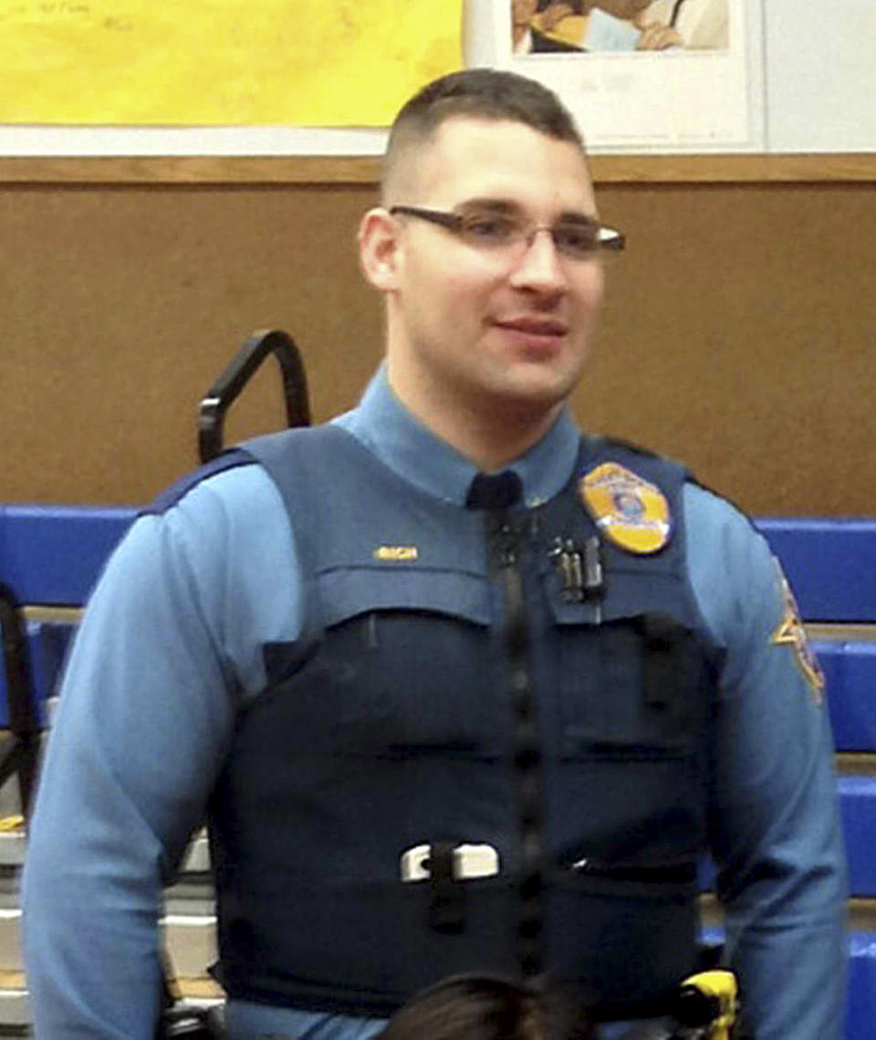 This undated photo released by the Department of Public Safety shows Alaska State Trooper Gabriel "Gabe" Rich. A 19-year-old man has been arrested in connection with the shooting deaths of two troopers in a remote village, the Alaska State Troopers said Friday, May 2, 2014. Nathaniel Lee Kangas is under arrest in the murders of Trooper Gabriel "Gabe" Rich and Sgt. Patrick "Scott" Johnson Thursday in the isolated community of Tanana. Troopers said formal charges against the Tanana man were being prepared by troopers with the state Office of Special Prosecutions and Appeals. (AP Photo/Department of Public Safety)