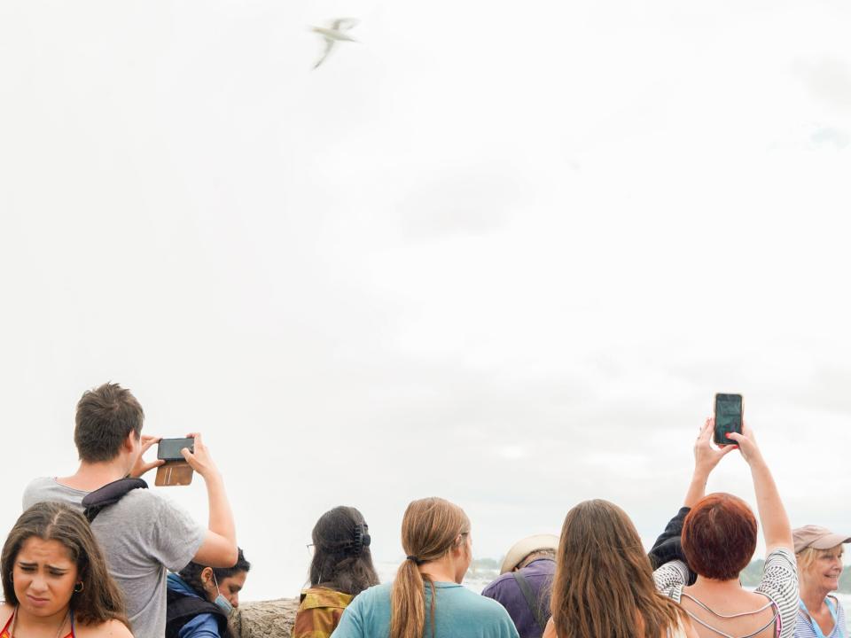 Crowds at Niagara Falls