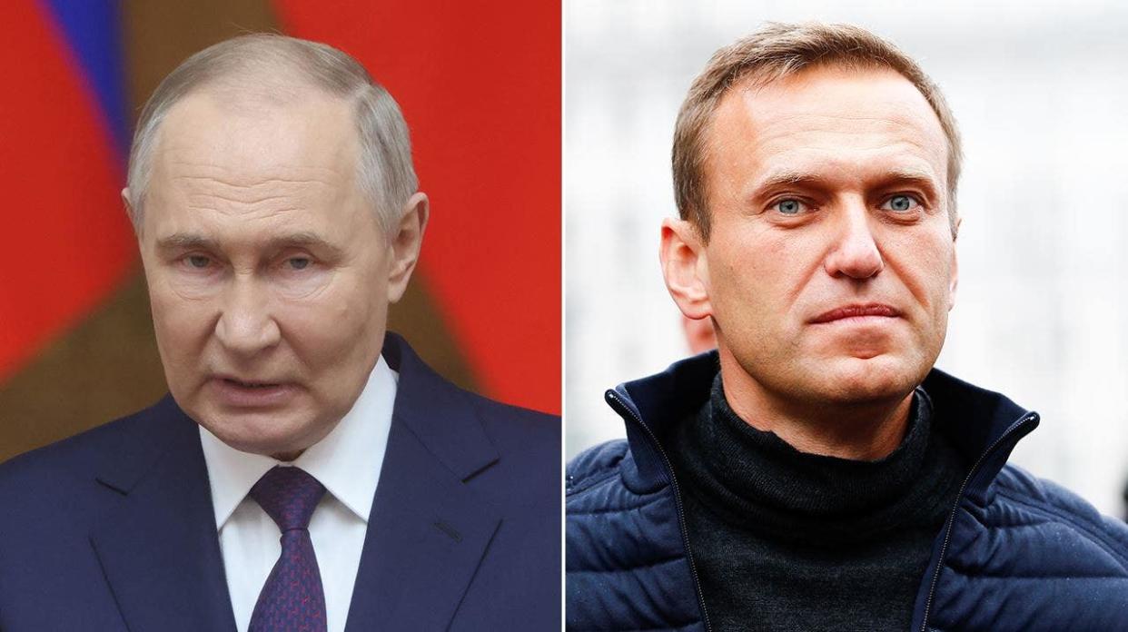 A split of Navalny and Putin