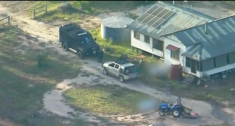 An aerial view of a building at the property. Source: Nine