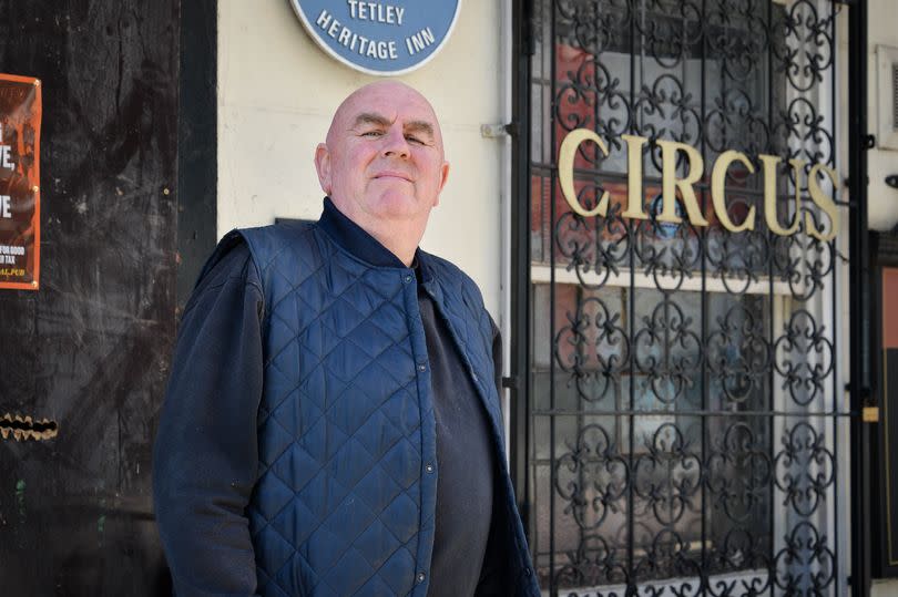 Landlord Barry Hayes at his pub Circus Tavern in Manchester has spoken about cutting opening times