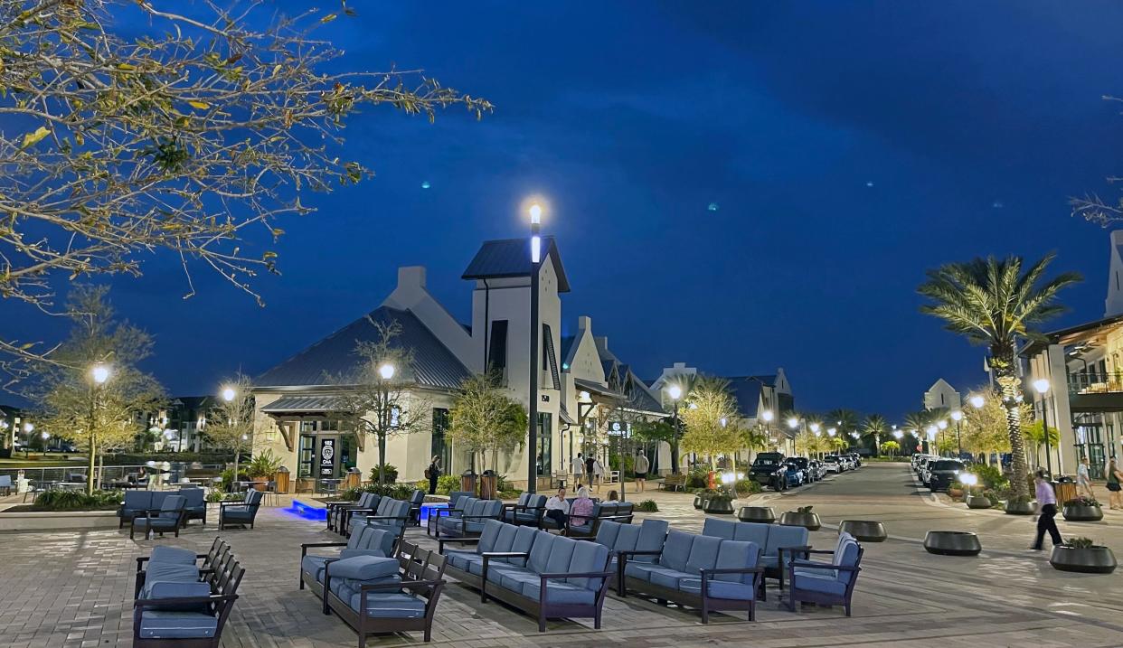 Lakewood Ranch's Sarasota County development at Waterside Place is a 36-acre lakefront town center with regional commercial, restaurants, and stores with nine surrounding neighborhoods. It's a new destination for people in Sarasota and Manatee counties.