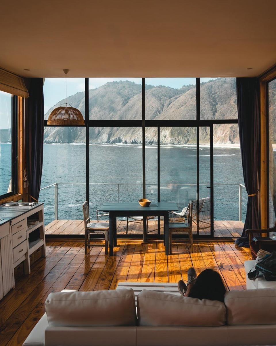 <p>The view from this coastal cabin in the Valparaiso region of Chile is truly captivating. Taking the second spot, this <a href="https://www.housebeautiful.com/uk/lifestyle/property/" rel="nofollow noopener" target="_blank" data-ylk="slk:property;elm:context_link;itc:0;sec:content-canvas" class="link ">property</a> is a modern loft surrounded by rocks and gardens.</p><p><a class="link " href="https://go.redirectingat.com?id=127X1599956&url=https%3A%2F%2Fwww.airbnb.co.uk%2Frooms%2F29459696&sref=https%3A%2F%2Fwww.housebeautiful.com%2Fuk%2Flifestyle%2Fproperty%2Fg35381593%2Fairbnb-most-liked-homes%2F" rel="nofollow noopener" target="_blank" data-ylk="slk:MORE INFO;elm:context_link;itc:0;sec:content-canvas">MORE INFO</a></p>