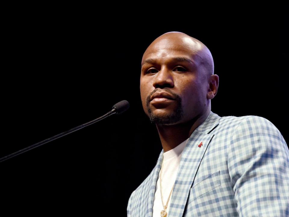 Jone admitted he was concerned over how Mayweather would take being hit by McGregor (Getty)