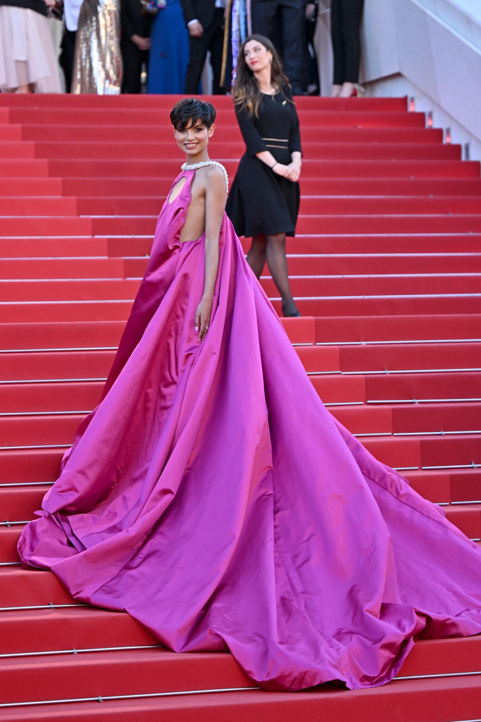 Eve Gilles, Miss France 2024 (Photo by Stephane Cardinale - Corbis/Corbis via Getty Images)