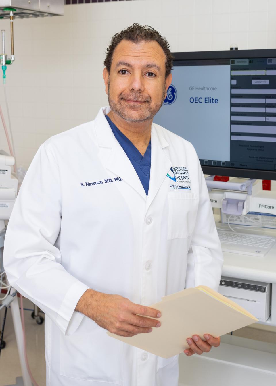 Dr. Samer Narouze is chair for the Center for Pain Medicine at Western Reserve Hospital in Cuyahoga Falls. He is also president of the American Society of Regional Anesthesia and Pain Medicine.