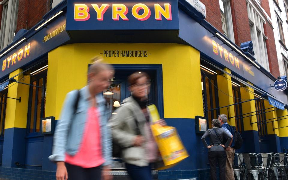 The owners of burger chain Byron have sold part of the company to two new investors in a bid to rescue the business - Getty Images Europe