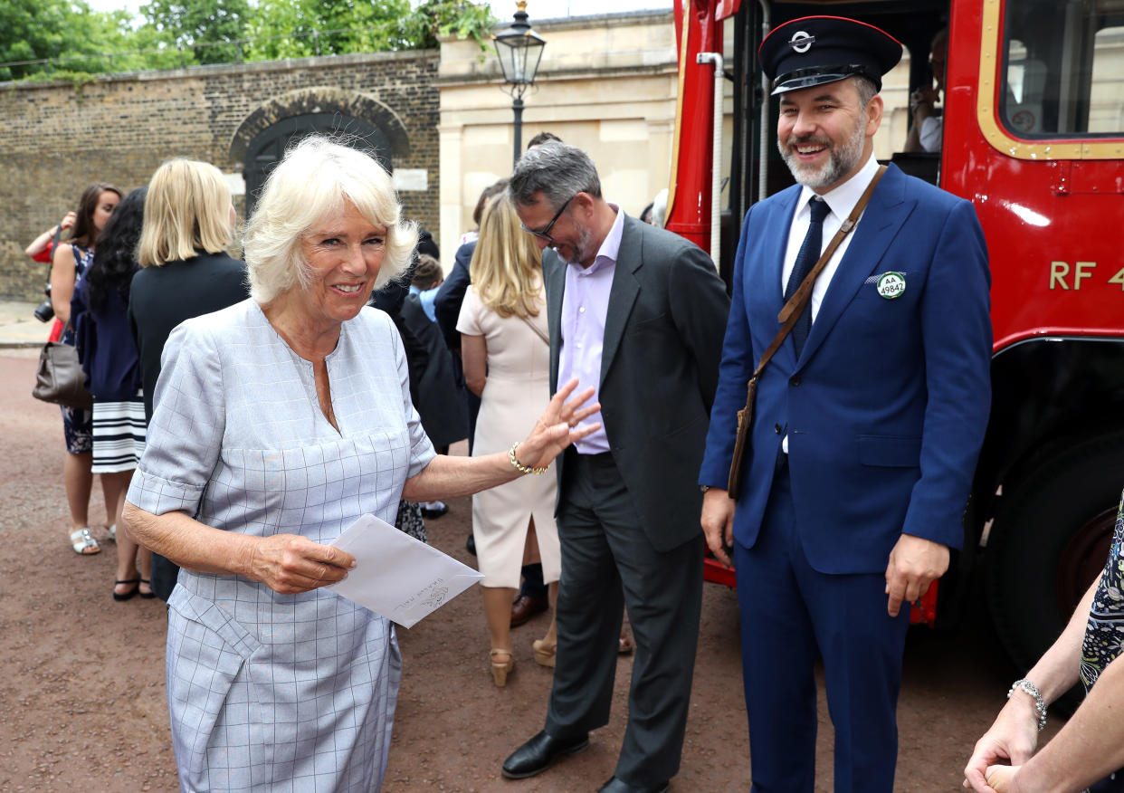 EMBARGOED TO 0001 THURSDAY MAY 21 File photo dated 11/7/2017 of comedian and author David Walliams during a tea party hosted by the Duchess of Cornwall to celebrate The Duchess's Bookshelves project. The pair spoke during their video chat to highlight the Queen's Commonwealth Essay Competition and they discussed how writing stories is perfect for passing the time in lockdown.