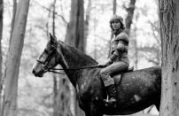 Olivia had a profound love of horses had and even considered a career as a policewoman so she could ride a horse, but explained that the force had phased them out by that the time it came for her to choose a job. She said: " And then I thought of a mounted policewoman, because I figured I could ride horses and be paid for it—what a job! But they didn’t have them then, so I was kind of before my time. Suddenly, this singing career came along and I had to make that decision."