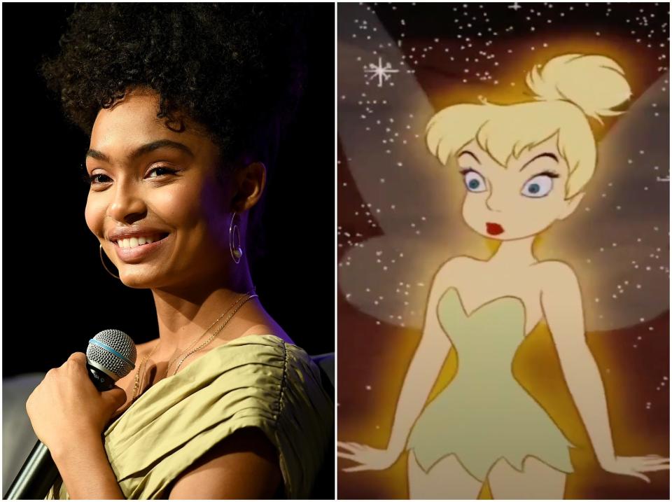 Yara Shahidi celebrated being cast as Tinkerbell on Instagram (Getty/Disney)