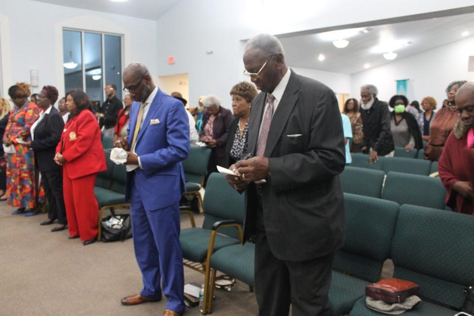 The three-day 12th annual Alachua County Empowerment Revival ended with a service Friday night at DaySpring Baptist Church in northeast Gainesville.
(Photo: Photo by Voleer Thomas/For The Guardian)