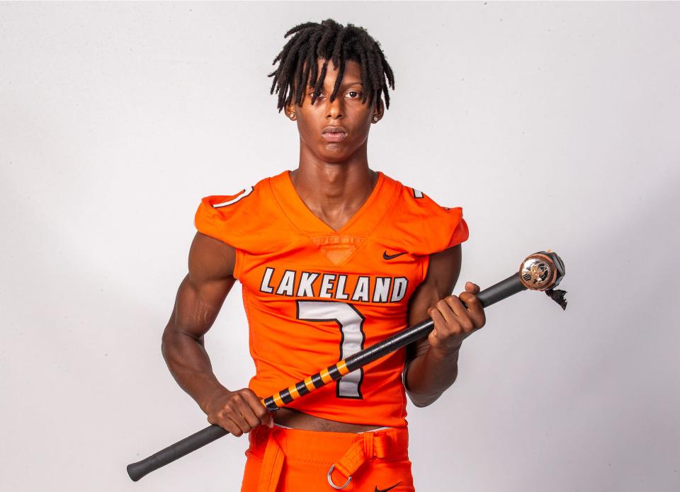 Super 16 Lakeland High School football - Cormani McClain in Lakeland Fl. Monday July 52,  2022.  ERNST PETERS/ THE LEDGER