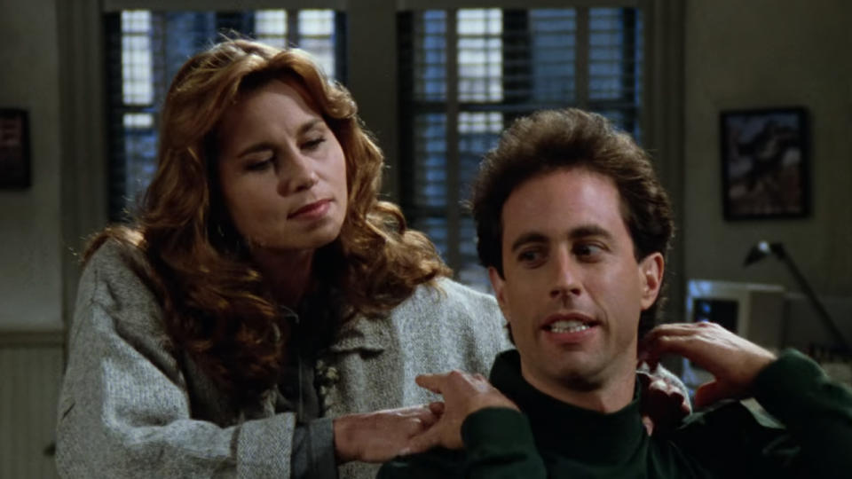 Jennifer Coolidge and Jerry Seinfeld on Seinfeld