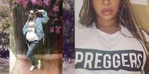 <p><strong>Who: </strong>Beyoncé</p><p><strong>Affordable Fashion Find: ASOS</strong> "Preggers" maternity t-shirt, $23, asos.com. </p><p><strong>Why We Love It: </strong>Bey has been proving she's the queen of <a rel="nofollow noopener" href="https://www.harpersbazaar.com/fashion/street-style/g8454/beyonce-pregnancy-style/" target="_blank" data-ylk="slk:maternity style throughout her pregnancy;elm:context_link;itc:0;sec:content-canvas" class="link ">maternity style throughout her pregnancy</a>, but the singer's cheeky "PREGGERS" tee might just be her most affordable maternity look yet. </p><p><a rel="nofollow noopener" href="http://us.asos.com/asos-maternity/asos-maternity-preggers-slogan-tee/prd/7548563?&affid=14174&channelref=product+search&mk=abc¤cyid=2&ppcadref=753857714%7C38363295566%7Cpla-279162849539&gclid=Cj0KEQjwoqvIBRD6ls6og8qB77YBEiQAcqqHe6kIiiweSeyjf4SXDInbglmSfFVFl5l41XAqUt9a45oaAkXk8P8HAQ&affid=10607&pubref=1171&transaction_id=102dd26d9642565abfcd8138244f58" target="_blank" data-ylk="slk:SHOP;elm:context_link;itc:0;sec:content-canvas" class="link ">SHOP</a><br></p>