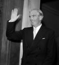 <p>Sir Anthony Eden served three spells as Conservative Foreign Secretary, before becoming Prime Minister from 1955 to 1957. (PA)</p>