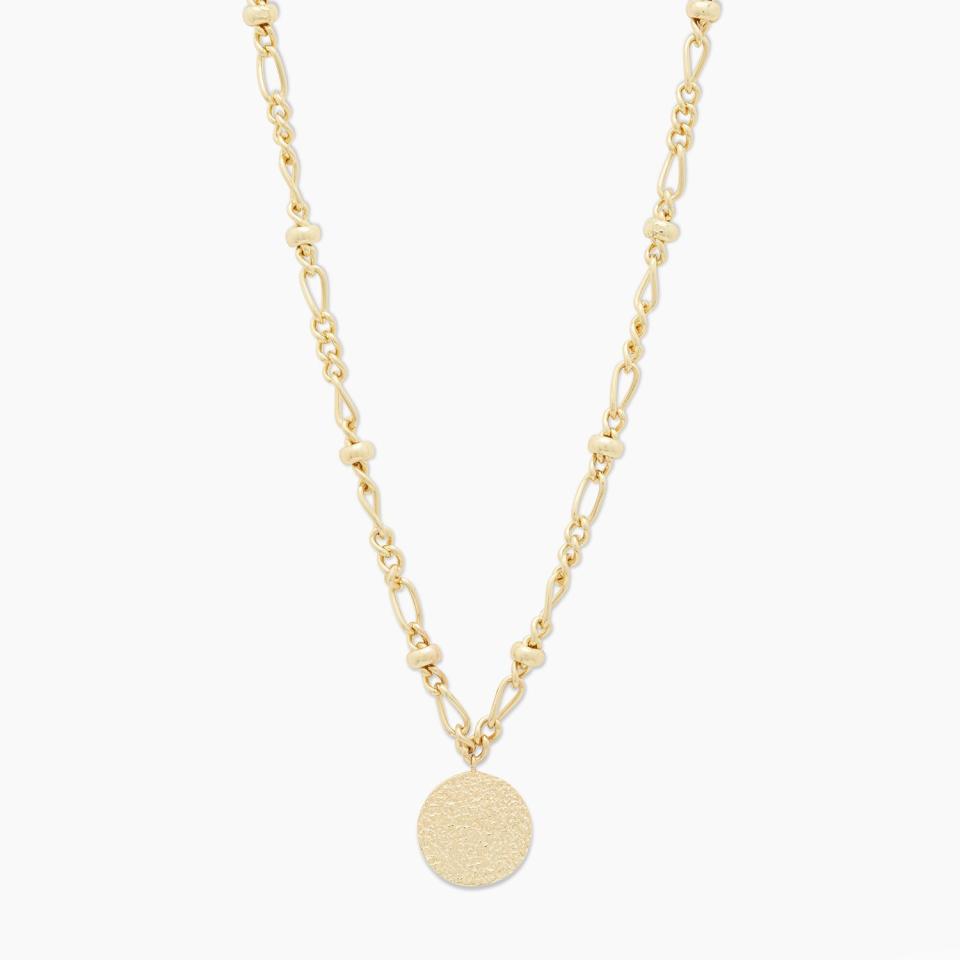 Gorjana gold coin necklace