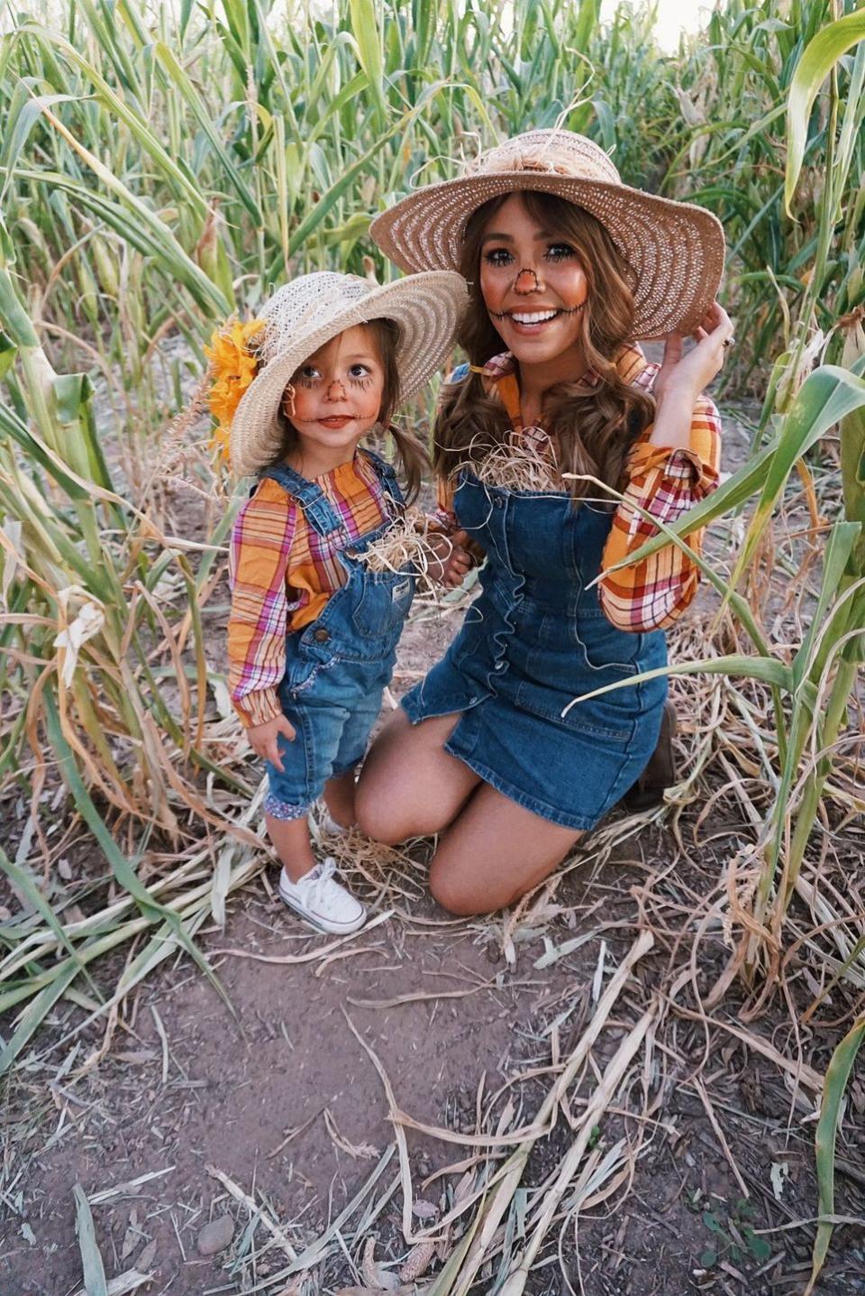 Mommy and Me Scarecrow Costume