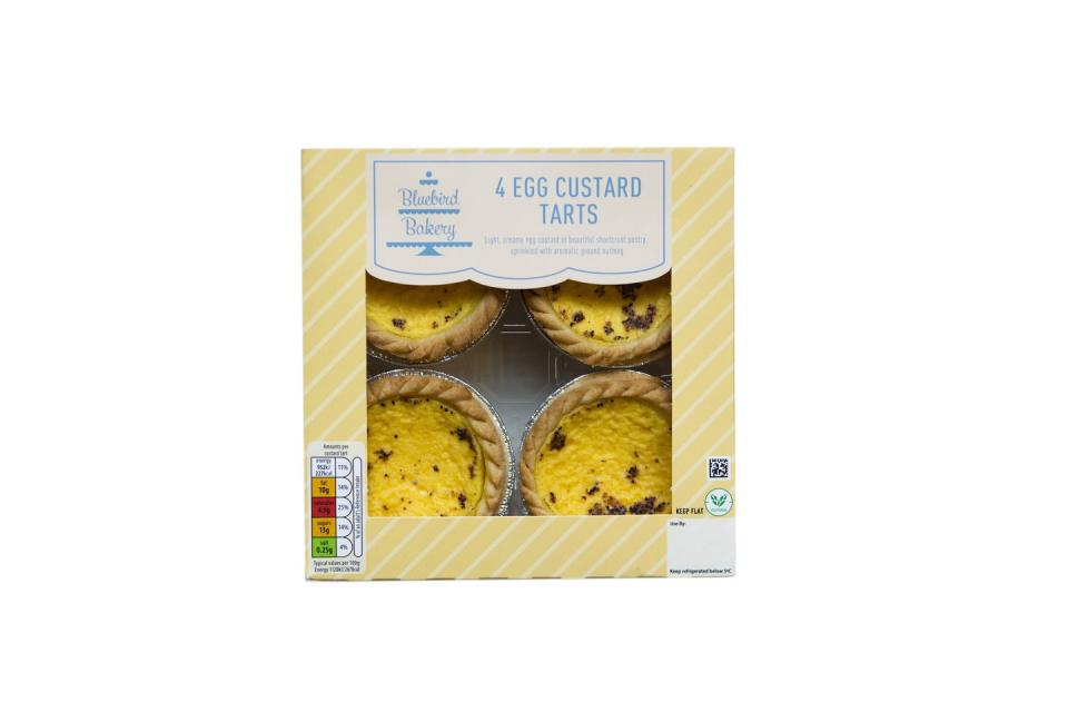 6) Aldi 4 Egg Custard Tarts