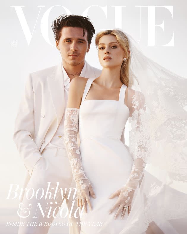 Brooklyn and Nicola on their digital cover of British Vogue (Photo: Luigi & Iango)