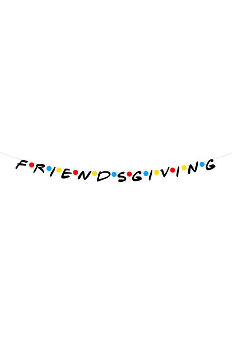 <p><strong>PiccadillyPartyCo</strong></p><p>etsy.com</p><p><strong>$22.00</strong></p><p>The perfect decor for this year's annual Friendsgiving celebration!</p>