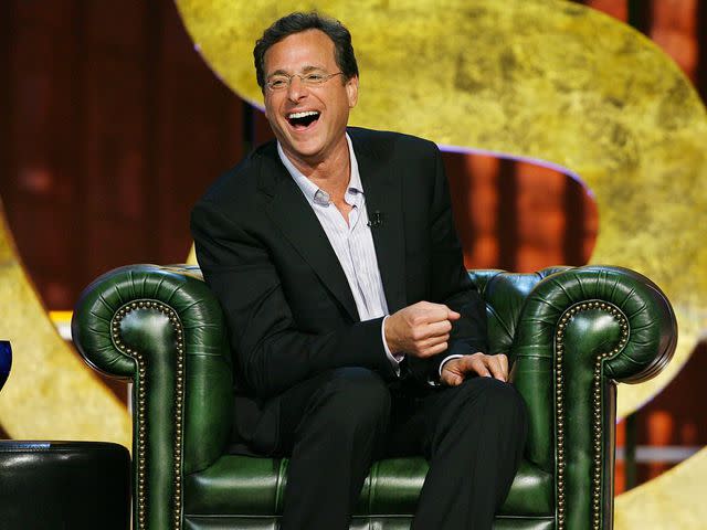 <p>Michael Tran/FilmMagic</p> Bob Saget on stage at the 'Comedy Central Roast Of Bob Saget' on August 3, 2008.