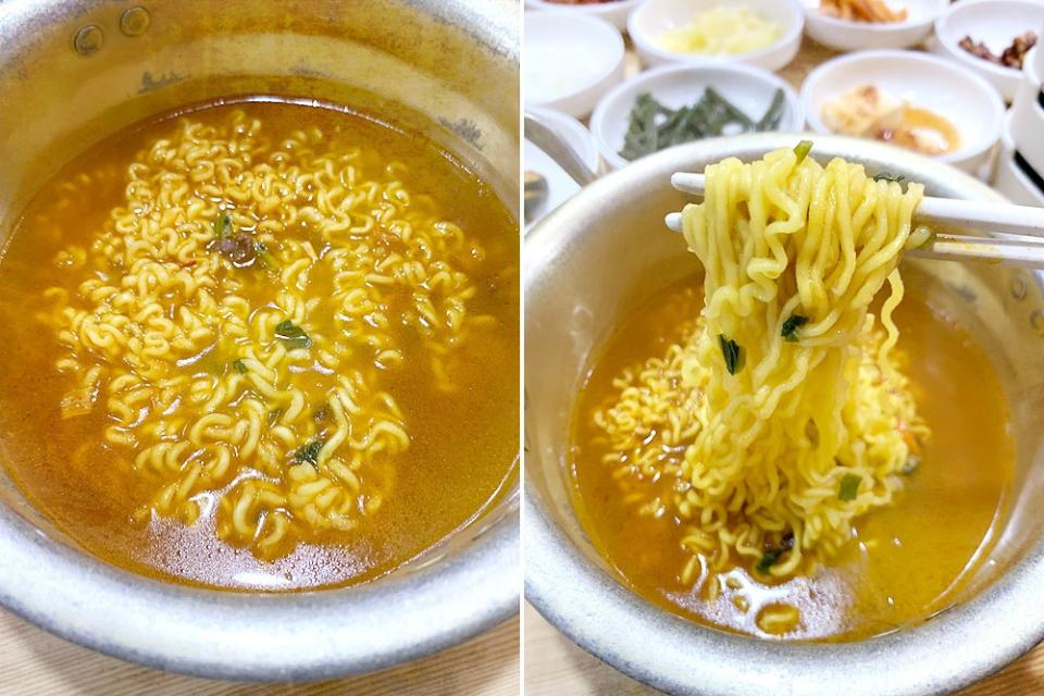 Even a simple bowl of ‘ramyeon’ can hit the spot on a cold, rainy afternoon.