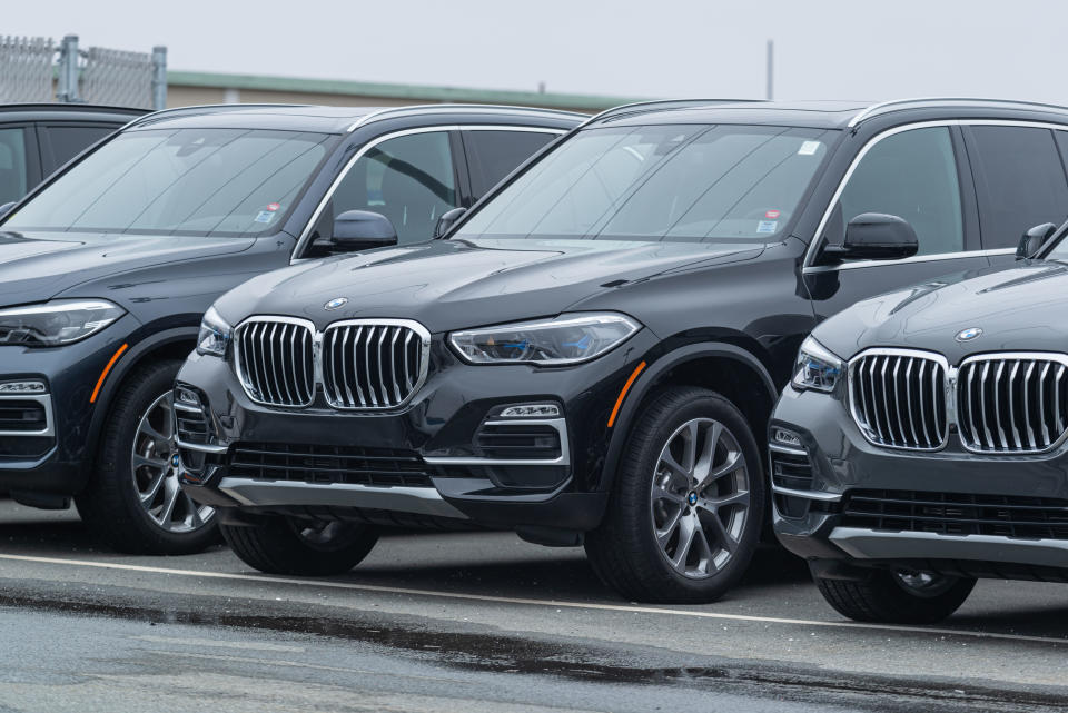 BMW said on Friday its still on course to meet its profit targets for this year despite rising costs of raw material. Photo: Getty