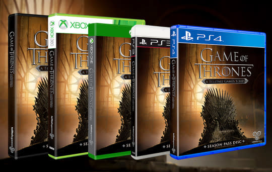 Game of Thrones: A Telltale Games Series Why just watch Game of Thrones when you can play the Game of Thrones? Created by Telltale Games, the top shelf video game outfit behind a popular Walking Dead game, this six-episode adventure put players in control of House Forrester as they navigate the turmoil caused by the War of the Five Kings. Available for PS3, PS4, Xbox One, Xbox 360, Online Game Code. Amazon, $29.99   (Credit: HBO)