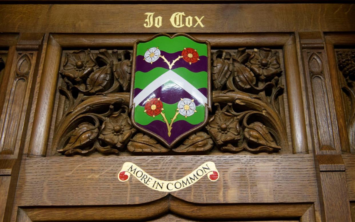 It has elements to show Mrs Cox's love of rivers and mountains and her support for women, as well as four roses to represent each of her family members - PA