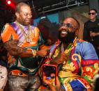 <p>Busta Rhymes and host Rick Ross perform at Vendome in Miami Beach on July 26.</p>