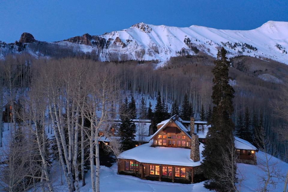 <p>Both the main house and guest house are clad in bleached cedar timbers and native stone. </p>