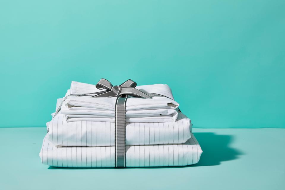 <p><strong>Brooklinen</strong></p><p>brooklinen.com</p><p><strong>$161.10</strong></p><p>This set earned the top spot thanks to its <strong>overall fabric quality and stress-free features</strong>, including helpful labels on the fitted sheet. For starters, the smooth fabric was strong and pill-resistant, and it laundered well in our wash tests. Bed-making is also a breeze with this set since the fitted sheet is labeled with "long side" and "short side" tabs.</p><p>Besides the stellar feedback from our tester panel, this set also has thousands of five-star reviews online from real users who swear by it. It's even a personal favorite set among our own Textiles Lab analysts. And if you're still not convinced, the brand offers an any-reason return policy, so you can get a full refund if you don't love it.</p><p><strong>READ OUR FULL REVIEW:</strong> <a href="https://www.goodhousekeeping.com/home-products/best-sheets/a34304520/brooklinen-sheets-review/" rel="nofollow noopener" target="_blank" data-ylk="slk:These Luxury Brooklinen Sheets Are Actually Worth the Hype;elm:context_link;itc:0;sec:content-canvas" class="link ">These Luxury Brooklinen Sheets Are Actually Worth the Hype</a></p>