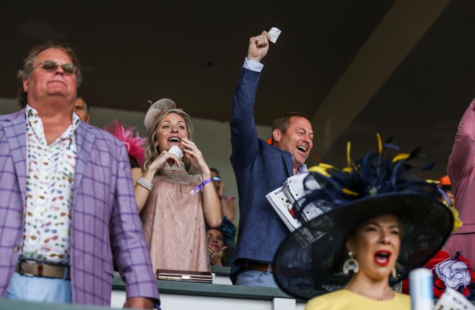 Fancy hats and attire were part of the spectacle that is the iconic Kentucky Derby Saturday at Churchill Downs. May 7, 2022