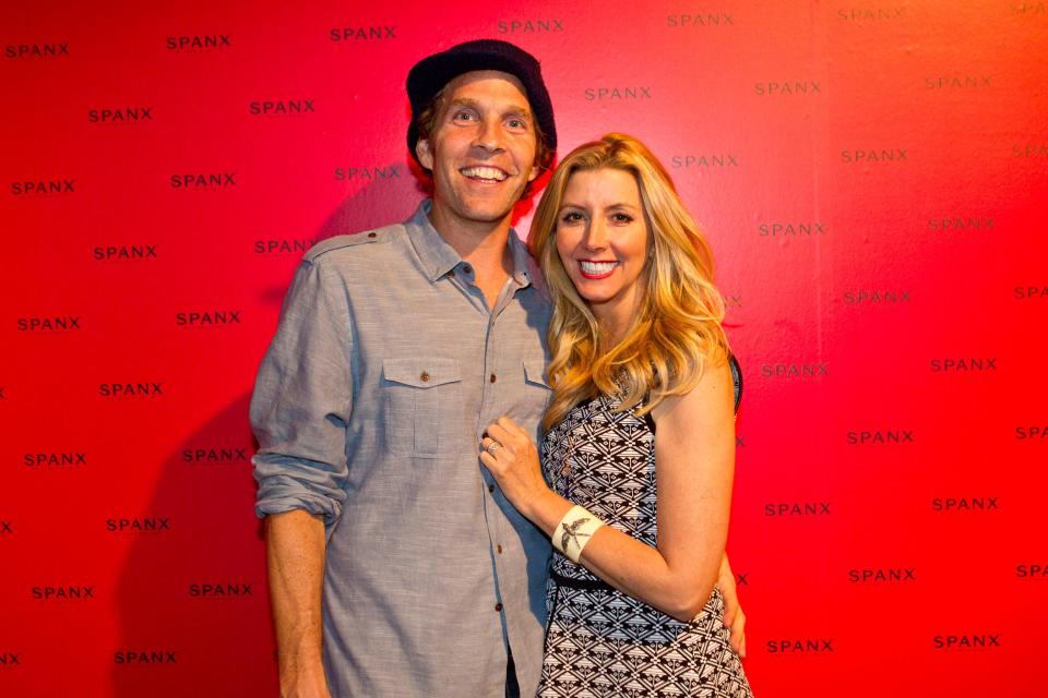 Spanx founder Sara Blakely with husband Jesse Itzler in 2012