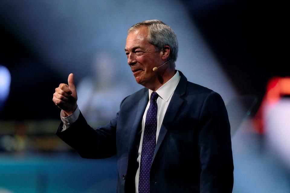 Former Tory donors appear to prefer Farage (AFP via Getty Images)