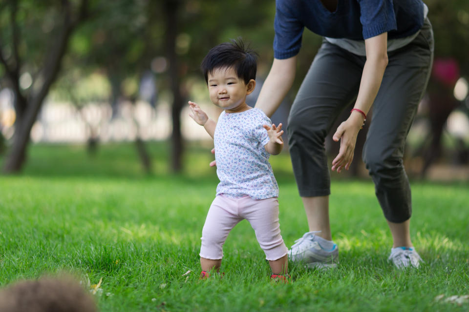 The website shares advice on making nappy changing more about the relationship between parent and child. Photo: Getty