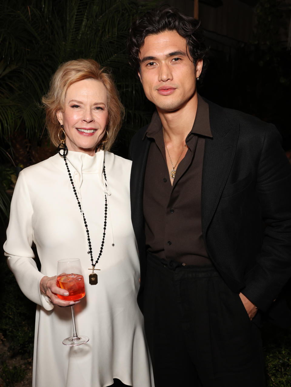 JoBeth Williams and Charles Melton