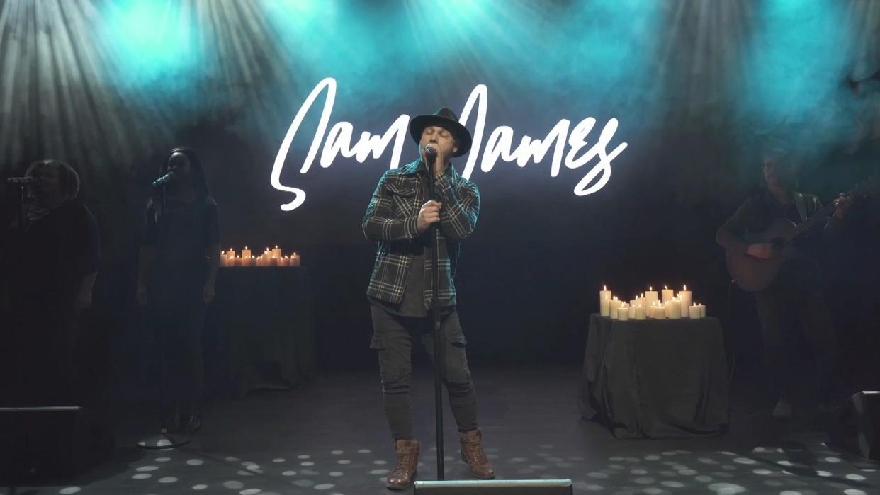 Sam James performs his original single, "The First Time" for the very first-time live Tuesday on "The Kelly Clarkson Show."