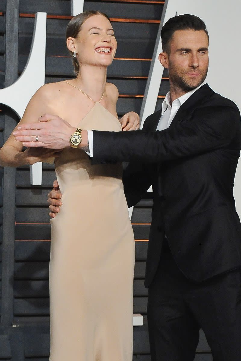 Adam Levine and Behati Prinsloo