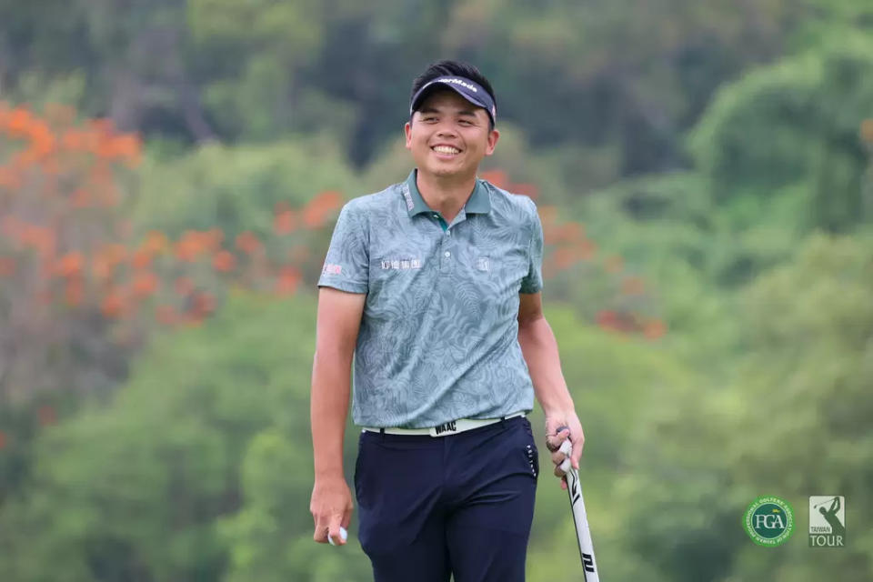 洪健堯以兩回合總桿140桿-4暫並列第二。Tpga／林聖凱攝影