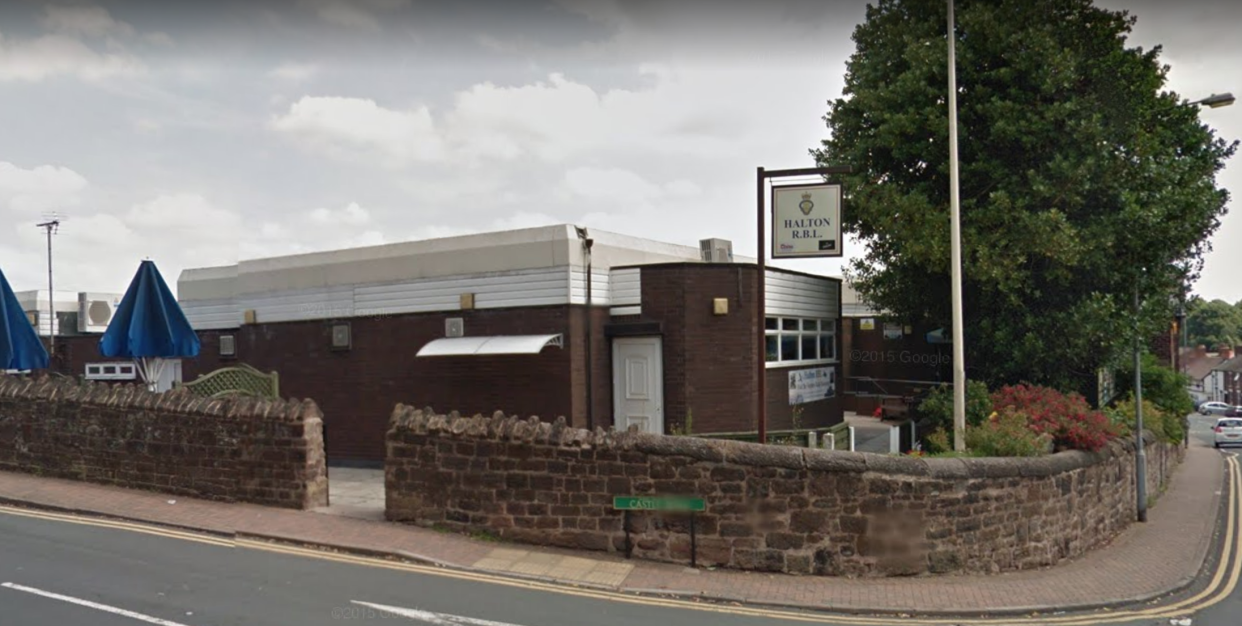 <em>The Royal British Legion club in Halton, Runcorn, where a teenager was found with a “serious injury” (Picture: Google Maps)</em>