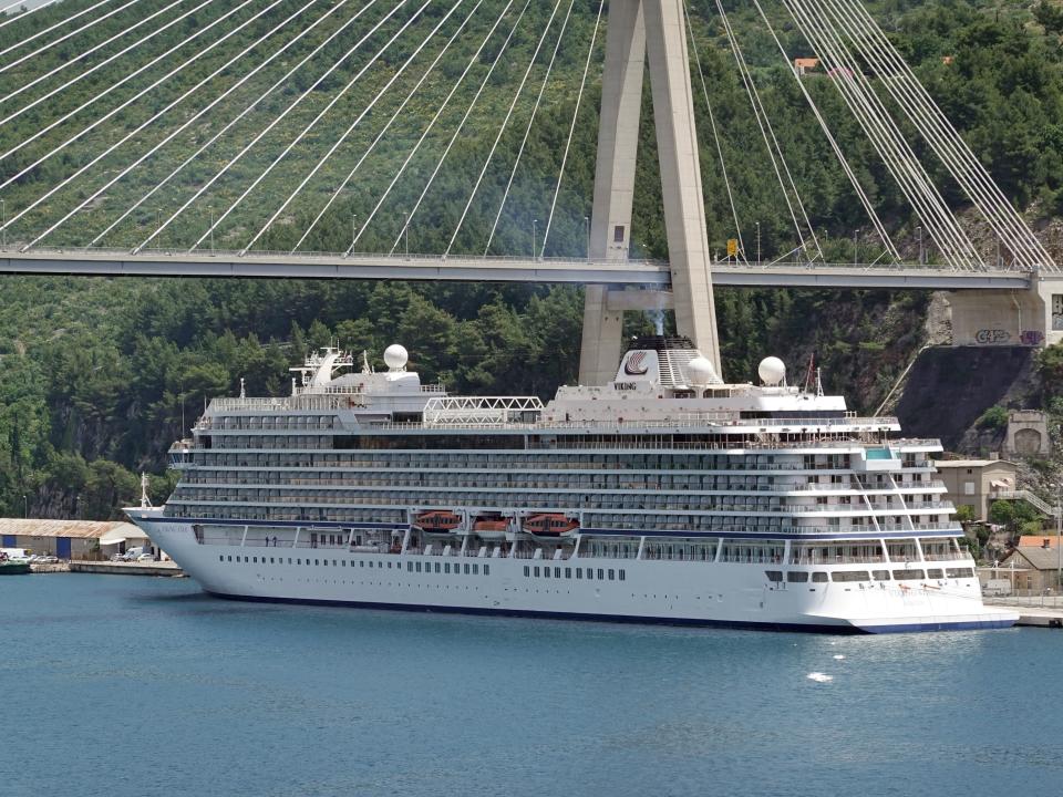 The Viking Star cruise ship.